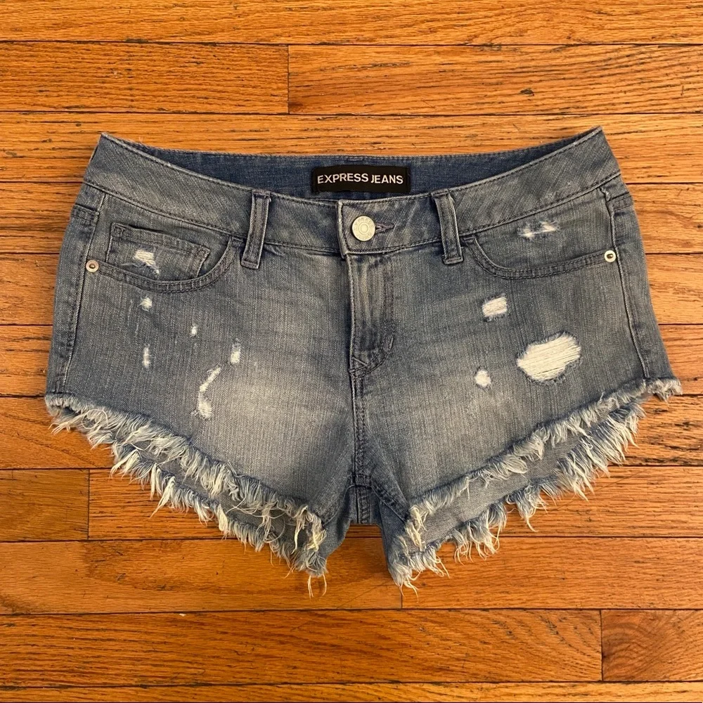 Express Cutoff Denim Shorts